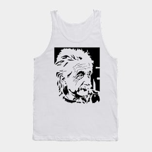 Albert Einstein black and white Tank Top